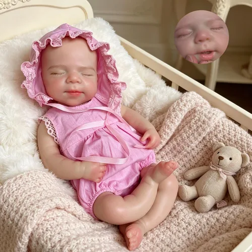 Gileutay Muñecas de bebé de silicona de 12 pulgadas, cuerpo completo, muñecas realistas reborn para niñas, recién nacidas pintadas a mano que