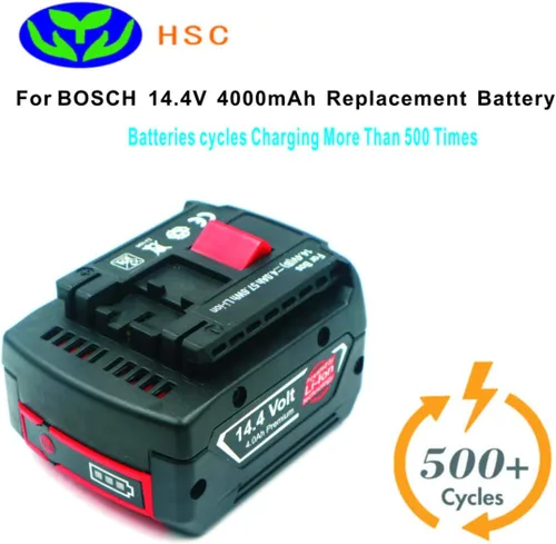 Miniatura 2 de Batería de iones de litio de 4000 mAh BOS14.4B repuesto para batería Bosch de 14.4 V BAT607 BAT607G BAT614 BAT614G compatible con herramientas