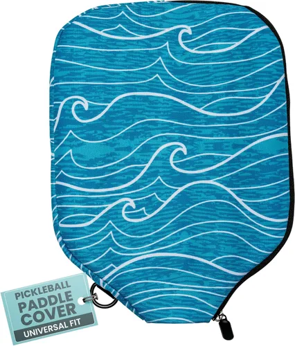 Miniatura 12 de Palms-O-Aces Pickleball Paddle Cover Canvas Padded Pickleball Paddles Sleeve with Zipper Lightweight Protective Paddle Case for Standard Paddles