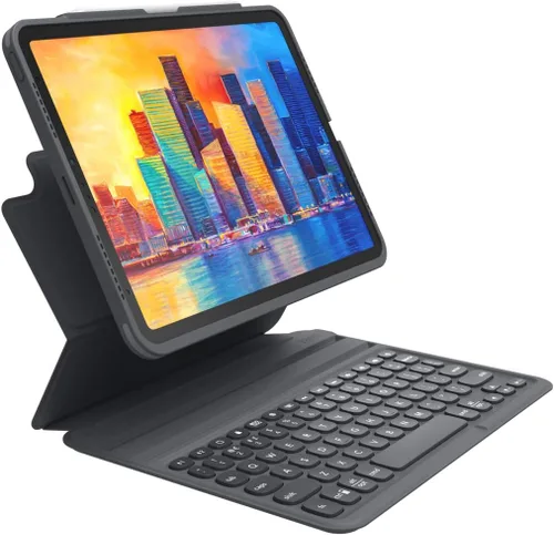 Miniatura 16 de ZAGG Pro Keys - Funda desmontable y teclado inalámbrico para Apple iPad de 10.2 pulgadas (Gen 9, 8, 7) - Emparejamiento Bluetooth, teclas