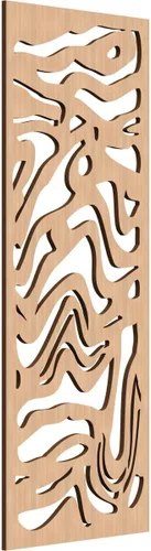 Miniatura 163 de 9 3/8"W x 24 3/8"H x 1/4"T Northfield Decorativos Paneles de Pared de Madera Calado, Abedul