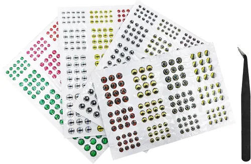 Miniatura 3 de Drchoer Fish Eyes for Lures Making - Fishing Lure Eye 3mm 4mm 5mm 6mm 7mm 10mm Assortment for Fly Tying DIY Materials Tool