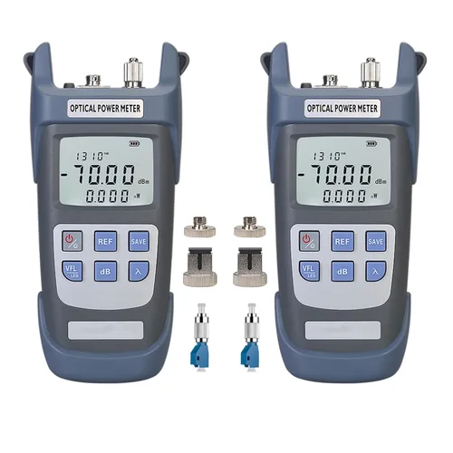 Miniatura 10 de 1pc 3 en 1 función probador de fibra óptica medidor de potencia óptica portátil (FC/SC/ST) y localizador visual de fallas VFL 1mw y LED, OPM