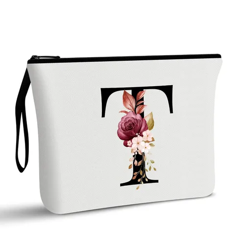 Miniatura 145 de Vavabox A-Z Bolsa de Maquillaje Personalizada, Regalos de Cumpleaños para Mujeres y Mamá, Regalos para la Mejor Amiga, Bolsa de Cosméticos