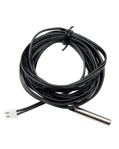 Miniatura 2 de diymore Sonda de sensor de temperatura de 6.6 ft, 3 piezas, 10 K, sonda de temperatura de 10 K, sonda de sensor de temperatura impermeable de acero