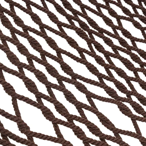 Miniatura 3 de Lazy Daze Hammocks Hamaca de Cuerda Doble, Hamaca Tradicional de Cuerda de Algodón Tejida a Mano para 2 Personas al Aire Libre con Barra Separadora
