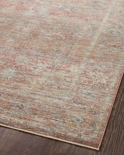 Miniatura 9 de Loloi Magnolia Home by Joanna Gaines Millie Collection MIE-04, tapete de 7 pies 10 pulgadas x 10 pies, 0.25 pulgadas de altura, atardecer/multi
