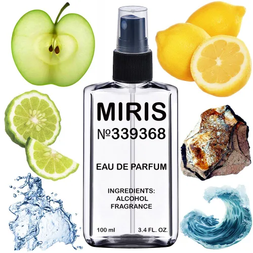 MIRIS No. 339368, Inspired by Aqva Homme Atlantiqve, Eau de Parfum de larga duración para hombres, en aerosol, 3.4 fl oz / 3.4 fl oz