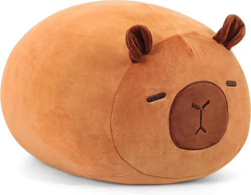 Wepop Capybara - Peluche de 20 pulgadas, lindo peluche de Capybara, almohadas de peluche, regalos para niños, adultos, niños y niñas
