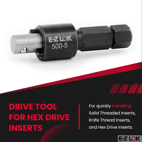 Miniatura 2 de E-Z LOK Herramienta de accionamiento - Opcional - Usar con 329-6, 329-601, 329-624, 303-6, 303-624, 319-6, 319-624, 335-6, 450-10, 550-6, 650-10