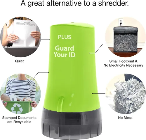 Miniatura 6 de Guard Your ID Sello de Seguridad Avanzado con Rodillo para Prevención de Robo de Identidad Verde (38311)