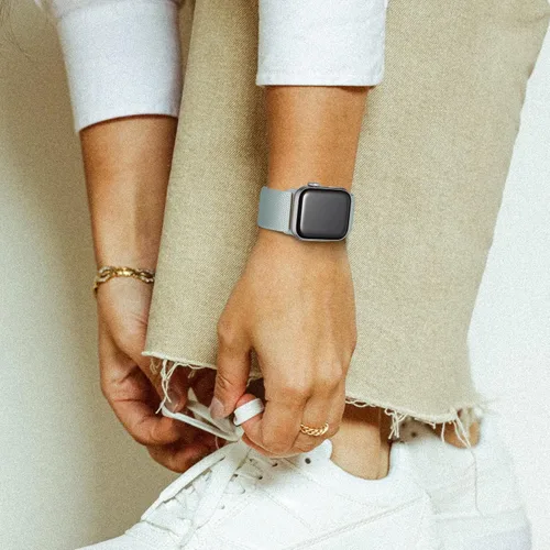 Miniatura 5 de 5 Pack de bandas elásticas de nylon compatibles con Apple Watch de 40 mm, 41 mm, 42 mm, 44 mm, 45 mm, 46 mm, 49 mm, 38 mm para mujeres y hombres