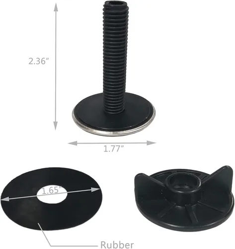 Miniatura 7 de Paquete de 4 cubiertas para agujeros para fregadero, cubierta para orificio del grifo, cubierta para tapón de placa de orificio del grifo
