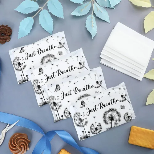 Miniatura 4 de PerKoop Paquete de 100 pañuelos faciales desechables de tamaño de viaje, 3 capas, para viajes de verano, boda, escuela, cartera, suministros