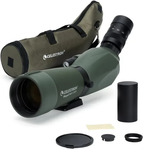 Celestron – Telescopio Regal M2 65ED – Vidrio ED para Observación de Aves y Actividades al Aire Libre – Prisma BaK-4 con Recubrimiento de Fase y