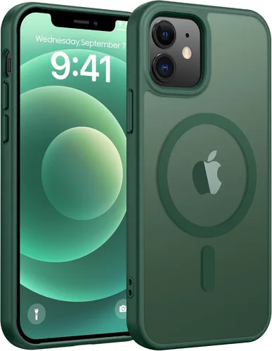 Miniatura 52 de FNTCASE Funda para iPhone 13 Pro: Fundas magnéticas translúcidas mate delgadas con protector de pantalla de vidrio templado