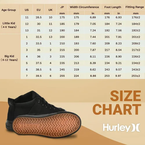 Miniatura 6 de Hurley Roddy - Tenis deportivos para niños y niñas