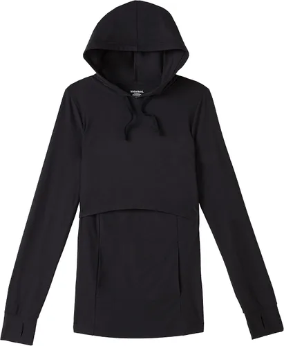 Miniatura 6 de Motherhood Maternity Sudadera con capucha de lactancia para mujer