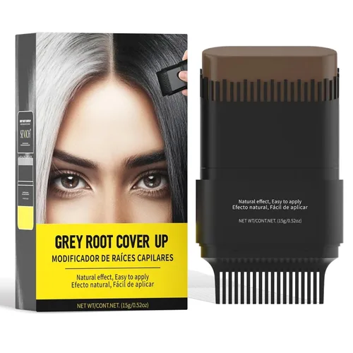 Miniatura 37 de Polvo para Teñir Raíces de Cabello Marrón - Cubre Instantáneamente el Cabello Gris con Sutil Sombra de Color para Cabello Fino 4g