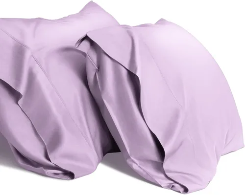 Miniatura 10 de WishSmile Cooling Queen - Juego de 2 fundas de almohada transpirables, frescas, sedosas, suaves, absorben la humedad para personas que duermen