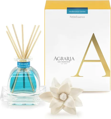 Miniatura 28 de AGRARIA Set de Difusor de Aroma de Flores y Varillas AirEssence, Juego de Fragancia Botánica de Flores Sola Hecho a Mano, Juego de Difusor de Aceite