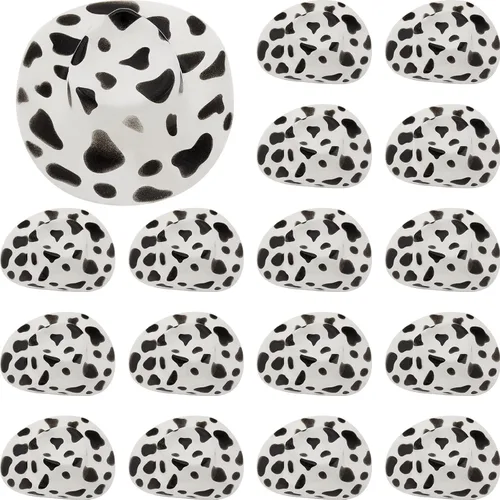 Miniatura 11 de Skylety 20 piezas de sombreros de vaquero y vaquera de plástico en miniatura occidental pequeños para muñecas, lindos sombreros de muñeca