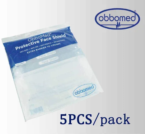 Miniatura 7 de ObboMed ME-1705 - Máscara facial de seguridad antivaho reutilizable, correa ajustable, esponja para ojos y protección facial completa, visión clara