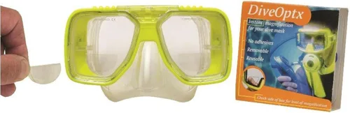 Miniatura 5 de Calabria Hydrotac Dive OPTX 20/20 - Lentes bifocales adhesivas utilizadas para máscaras de buceo y gafas de buceo con aumento y pegatinas bifocales