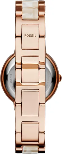 Miniatura 4 de Fossil Virginia - Reloj de cuarzo de acero inoxidable con detalles de cristal para mujer, Virginia - ES3282