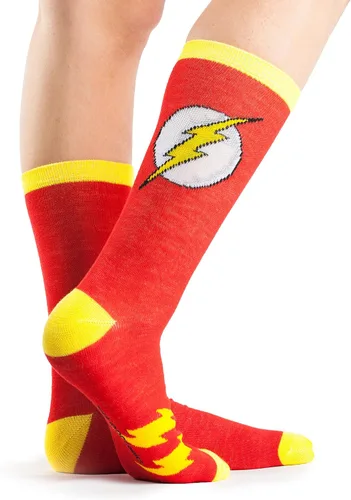 Miniatura 3 de DC Comics Flash Reverse Flash 2 Pack de calcetines casuales de la tripulación