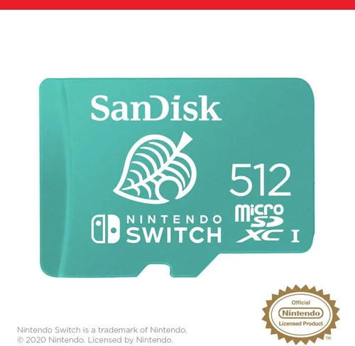 Miniatura 6 de SanDisk Tarjeta microSDXC de 512 GB, con licencia para Nintendo -Switch - SDSQXAO-512G-GNCZN