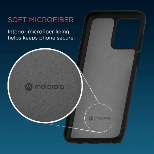 Miniatura 7 de Motorola Moto G Stylus 5G (2023) Funda Protectora Texturizada - Negro - Fundas de ajuste preciso que absorben los golpes para mejorar el agarre