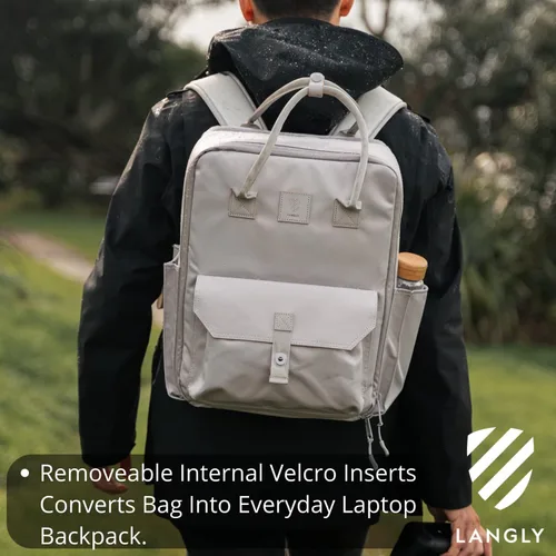 Miniatura 3 de LANGLY Mochila para cámara Sierra: una mochila fotográfica moderna y fácil de viajar, compatible con portátiles de 18 pulgadas y con todo