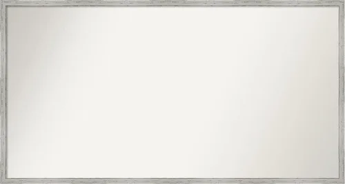 Miniatura 1094 de Amanti Art Espejo de baño blanco para sobre el fregadero, 32 x 45 pulgadas, espejo de tocador rectangular blanco esbelto, marco de madera moderno