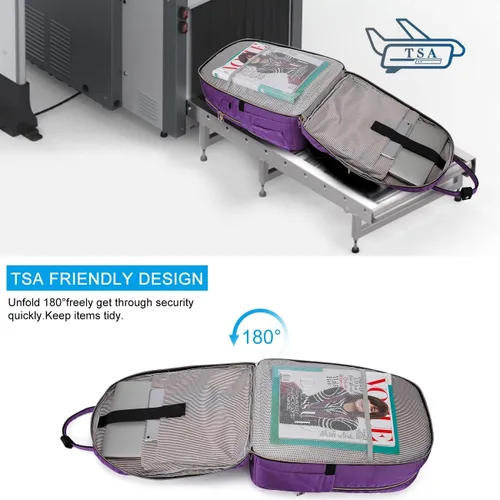 Miniatura 6 de YAMTION Mochila para mujeres y adolescentes, mochila escolar TSA para laptop con USB para estudiantes universitarios, negocios, oficina, trabajo