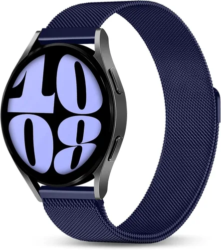 Miniatura 13 de JKD Banda Magnética de Metal Compatible con Samsung Galaxy Watch 7 Banda, Galaxy Watch 6 5 4 FE 40mm 44mm/5 Pro 45mm/Watch 6 4 Classic/Active 2