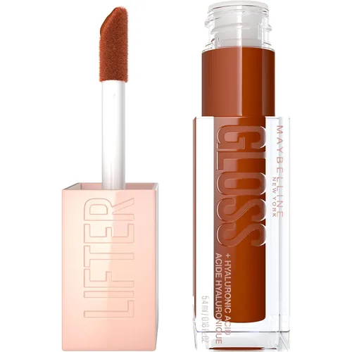 Miniatura 36 de Maybelline Lifter Gloss, Brillo de Labios Hidratante con Ácido Hialurónico, Alto Brillo para Labios Más Llenos, Perla, Perla Plateada Transparente