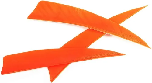 Letszhu Paletas de pavo real de 4 pulgadas con flechas de tiro con arco para caza y tiro al blanco (paquete de 25)