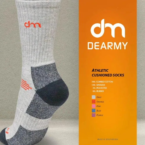 Miniatura 4 de DEARMY Calcetines deportivos de senderismo para mujereshombres, los mejores regaloscalcetines deportivos acolchados que absorben la humedad (5 pares)