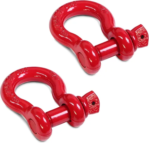 Miniatura 11 de Grillete de anillo en D de 1/2 pulgada con pasador de tornillo de 5/8 pulgadas, límite de carga de trabajo 2T (WLL) / 12T (26,455 libras)
