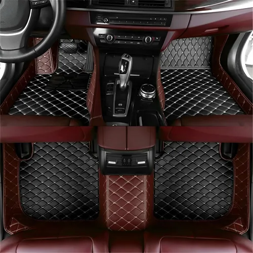 Miniatura 13 de Alfombrillas personalizadas de cuero artificial para automóvil, impermeables, antideslizantes, adecuadas para automóviles, SUV, camionetas, protegen