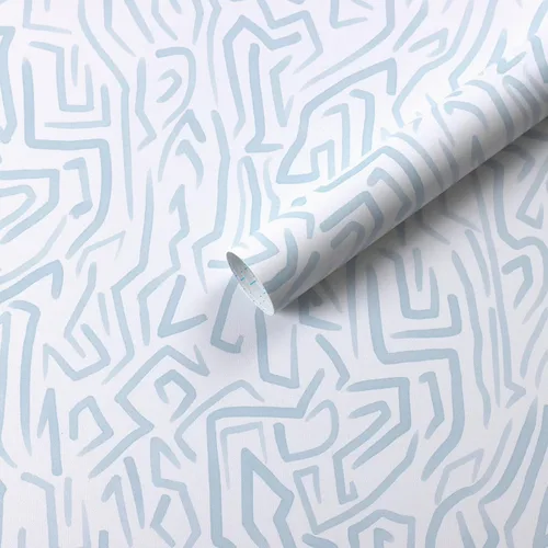 Miniatura 19 de Ismoon Papel tapiz autoadhesivo de 17.3 x 118 pulgadas, papel de contacto blanco y negro, moderno, a rayas, extraíble, autoadhesivo, para baño