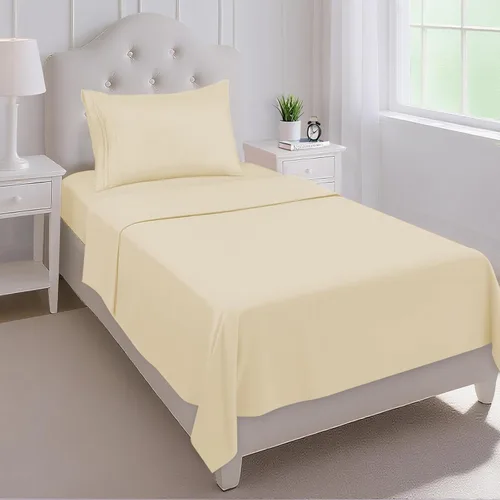 Miniatura 69 de Mejoroom Juego de sábanas de tamaño King – Sábanas y fundas de almohada de ropa de cama 1800 de lujo para hoteles – Sábana bajera con bolsillo