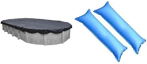 Miniatura 4 de Robelle 461015 - Funda de invierno para piscina con almohadas, Value-Line, piscinas sobre el suelo de 10 x 15 pies