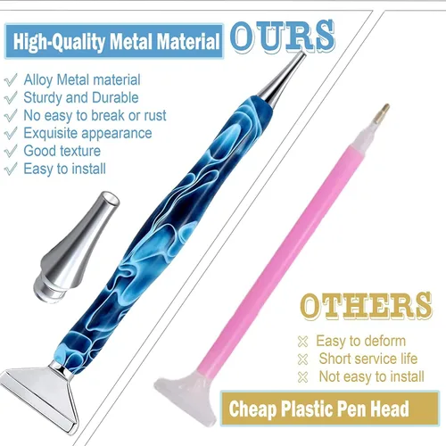 Miniatura 5 de Heyseri Bolígrafos de arte de diamante, bolígrafo de pintura de diamante "Classic Wax Stylus", accesorios tradicionales de herramientas de pintura