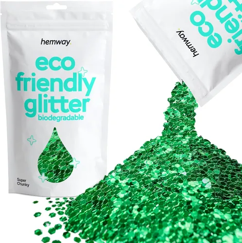 Miniatura 41 de Purpurina biodegradable, holográfica plateada, 3.5 onzas, respetuosa con el medio ambiente, extra gruesa, bioecológica, vegana para festivales