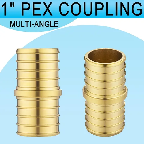 Miniatura 5 de Acoplamiento de engarce de púas PEX de 1 pulgada para tubería PEX-A/B/C (paquete de 15)