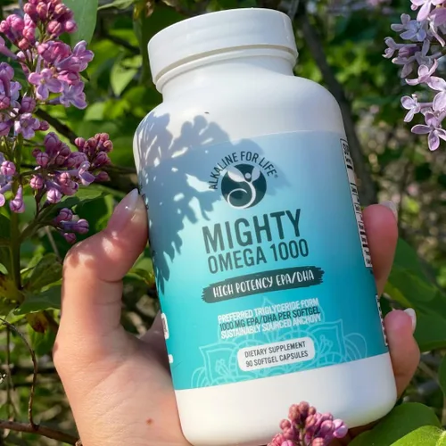 Miniatura 2 de Alkaline for Life Mighty Omega 1000 Forma de triglicérido de aceite de pescado ultrapuro 700 mg EPA+DHA total IFOS probado y certificado de 5