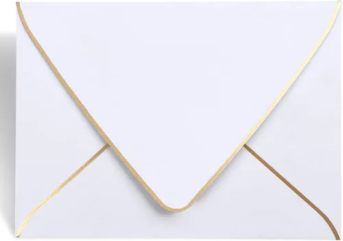 Miniatura 17 de Paquete de 50 sobres de invitación A6 negros de 4 x 6 pulgadas, autosellados, solapa en V, perfectos para baby shower, tarjetas de 4 x 6, bodas