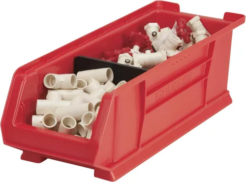 Miniatura 6 de Akro-Mils 30284 AkroBins - Contenedores de almacenamiento de plástico de gran tamaño, apilables que ahorran espacio para garaje, aula, organización